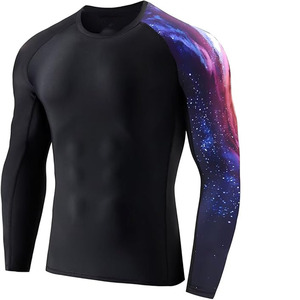 Camiseta de Compresión Unisex con Costuras Planas, Transpirable y de Secado Rápido para Artes Marciales Mixtas - Máxima Comodidad y Movilidad - Product Image 2