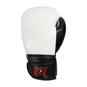 Gants de boxe en cuir de haute qualité QST, design de logo personnalisé, unisexe, couleurs élégantes pour le kickboxing, l'entraînement au sac de frappe - Product Image 5