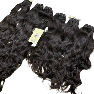 Extensiones de trama de paquete alineado de cutículas completas de cabello vietnamita de alta calidad cabello humano Vietnam - Product Image 1
