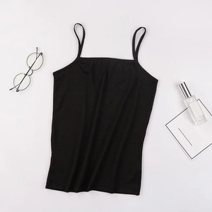 Camisola de Mujer de Alta Calidad OEM, Logotipo Personalizado, Transpirable, Elástica en 4 Direcciones, Sin Mangas, Top Básico para Uso Diario - Product Image 2