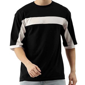 เสื้อยืดโอเวอร์ไซส์ผู้ชายสุดหรู ผ้าฝ้าย 100%  รับสกรีนโลโก้ คุณภาพสูง เนื้อผ้าหนา (220 กรัม) เป็นมิตรต่อสิ่งแวดล้อม ระบายอากาศได้ดี เสื้อยืดแขนยาว - Product Image 4
