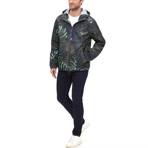 <b>Windbreaker</b> Jackets Men and Women Spring Sun Protection Quick Dry Waterproof Jacket Breathable Rainproof Zipper Print Fabric - Product Image 3