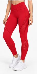 <b>Women</b> Gym <b>Leggings</b> High Waist <b>Compression</b> Squat Proof Workout Yoga Pants Quick Dry Moisture Wicking Seamless Stretch Factory - Product Image 5