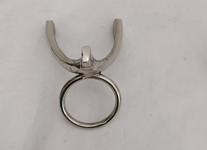 Anneau de serviette en aluminium finition argentée avec design classique, taille personnalisée et forme ronde - Écologique - Product Image 3