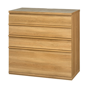 Modern Wood 2-Drawer <b>Chest</b> with Wheels Living Room Cabinet Minimalist <b>Storage</b> Furniture - Product Image 1