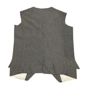 Chaleco de Lana para Hombre, Estilo Colonial, Sin Mangas, Cierre de un Solo Botón, Reproducción Histórica del Siglo XVIII - Product Image 4