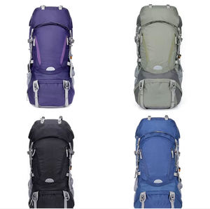 Black Hiking <b>Backpack</b> Water Resistant Internal Frame Rucksack Compression Straps Mountain Climbing Travel Bag - Product Image 3