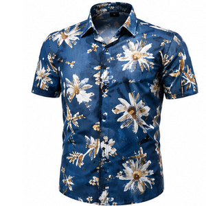 Chemise décontractée pour homme à imprimé graphique, en mélange de coton respirant, à manches longues et au style tendance pour tous les jours - Product Image 1
