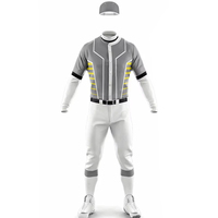 Ensemble d'uniformes de baseball unisexes aux couleurs personnalisées, vêtements de sport de baseball de haute qualité, respirants, à séchage rapide, grande taille, anti-UV