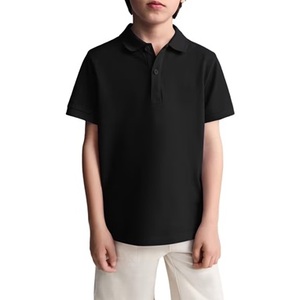 Polo en Coton Tricoté 100% Personnalisé de Luxe pour Garçons – Édition Décontractée, Doux, Respirant, Écologique, Séchage Rapide, Qualité Supérieure, Couleur Unie - Product Image 6