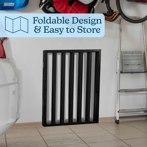 Cancelletto per Animali Domestici Pieghevole a 3 Pannelli da Interno 54x24 Pollici, Recinzione per Cani per Scale, Corridoi o Porte - Product Image 4