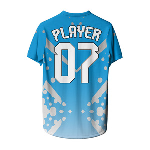 Maillot de football personnalisé sublimé pour homme, manches courtes, maille respirante, coupe athlétique, toutes saisons, vêtements pour équipes de football - Product Image 5