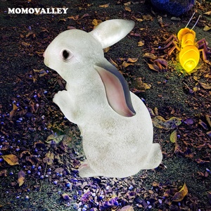 Factory <strong>Easter</strong> Lighted LED Bunnies Ornament Christmas <strong>Decoration</strong> Supplies <strong>Outdoor</strong> Resin Garden Rabbits Statue Rabbit - Product Image 6