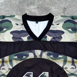 Camiseta de Manga Corta con Cuello Redondo y Estampado de Camuflaje para Hombre, con el Número 11, Transpirable, Corte Regular, Estilo Deportivo, Tejido de Poliéster - Product Image 3