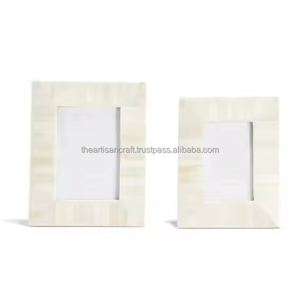 กรอบรูปฝังกระดูกทำมือแบบใหม่เป็นมิตรกับสิ่งแวดล้อมของตกแต่งผนังกรอบรูปฝังกระดูกแบบฝังโดยช่างฝีมืองานฝีมือ - Product Image 2