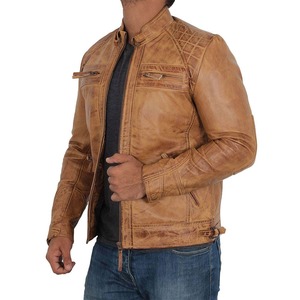 Nueva Chaqueta de Cuero Genuino de Invierno de Lujo Personalizada para Hombre y Mujer RELEVO INDUSTRY, Cuello Alto de Alta Calidad con Logotipo Frontal - Product Image 6