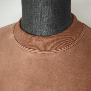 T-shirt Homme Oversize à Manches Courtes Col Rond Style Urbain en Coton Jersey Imprimé Lettres Marron - Product Image 6