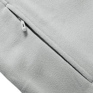 Chaqueta Polar Gris Jaspeado para Hombre, Chaqueta Térmica Antipelusas, Etiqueta Privada Personalizada, Chaqueta Polar Básica de Invierno para Hombre - Product Image 5