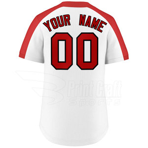 Último Estilo, Camisas de Béisbol al por Mayor con Dos Botones, Diseña Tu Propio Producto, Camisas de Béisbol con Dos Botones - Product Image 5