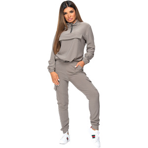 NOUVEAU SWEATSHIRT À CAPUQUE TENDANCE POUR FEMMES AVEC POCHES, DESIGN CREATIF, GRANDE TAILLE, 100% COTON, FORRÉ DE POLAR, CASUAL, HIVER, ANTI-VENT - Product Image 4