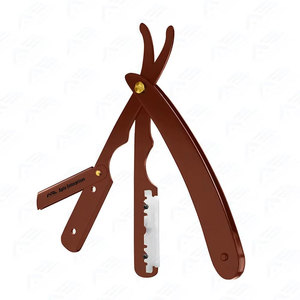 Navaja de Afeitar Clásica de Acero Inoxidable, Superventas, de Corte Recto, para Uso Profesional en Salones y Barberías - Product Image 3