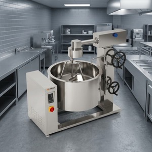 Chaudière à vapeur rotative à induction Amicook 380V/440V, modèle de cuisine sûr, ustensiles de cuisine faciles à utiliser, cuisson précise des ragoûts. - Product Image 2