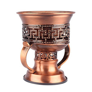 Juego de quemador de incienso Bakhoor de diseño moderno soporte de incienso de cuchara de Metal antiniebla con estilo clásico para la temporada de otoño estilo caliente de Oriente Medio - Product Image 4