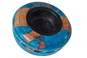 Brûleur de Oud arabe fabriqué à la main en bois d'acacia et résine religieux Ramadan cadeau Bakhoor support pour la décoration intérieure et l'utilisation de parfum - Product Image 6