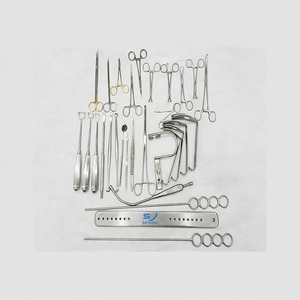 Juego de Instrumentos Quirúrgicos para Amigdalectomía y Adenoidectomía, Instrumentos Quirúrgicos ORL de Acero Inoxidable Reutilizables, Kit de Cirugía - Product Image 1