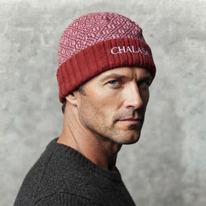 CHALASA SPORTS Gorro de Invierno Personalizado Unisex de Felpa Tejida, Gorro Cálido para Exteriores 100% Lana con Logotipo Bordado, Venta al Por Mayor OEM - Product Image 3