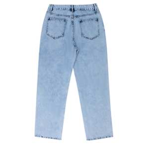 Pantalones Vaqueros Holgados de Cintura Baja para Mujer, Transpirables, Personalizados, Talla Grande, Estilo Urbano, 100% Algodón - Product Image 6