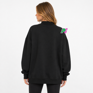 Sweat-shirt à col montant pour femme avec inscription TENNESSEE et appliqué carte, épais et lourd, idéal pour l'hiver - Product Image 4