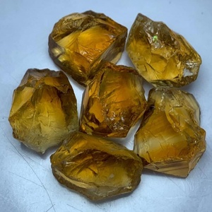 พลอยซิทรินมาเดราธรรมชาติ เกรดเครื่องประดับ สีส้มเข้ม คุณภาพสำหรับการเจียระไนและตัดแต่ง คริสตัลคุณภาพสูงสำหรับทำเครื่องประดับ - Product Image 5