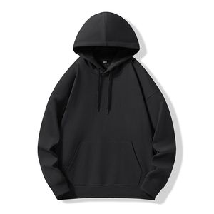 Sweat à capuche surdimensionné pour homme de haute qualité – Pull en molleton de coton épais, sweat à capuche vierge avec impression et broderie de logo personnalisés - Product Image 3