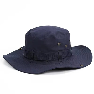 Wholesale Custom Digital Color Tactical Camouflage Button Polyester Summer Lightweight Hunting & <b>Hiking</b> Adult Male Bucket <b>Hat</b> - Product Image 5