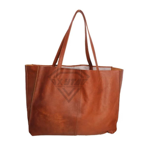 Bolso Tote de Cuero Vacuno Personalizado de Primera Calidad, Bolso de Hombro de Cuero Auténtico con Pelo, Fabricante Mayorista, Bolso Hecho a Mano - Product Image 5