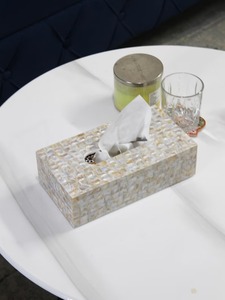 Modern Tissue <b>Box</b> Resin Mop Rectangular Napkin <b>Storage</b> <b>Box</b> Handmade <b>Paper</b> Tissue Holder for Kitchen Dining Home Use Low MOQ - Product Image 2