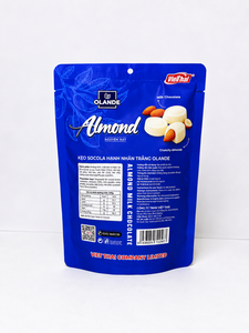 Premium White <b>Chocolate</b> Almond Candy 320g Oval Shape Melt-in-Your-Mouth Ready Eat 12 Months Shelf Life Wholesale Cheap Price OEM - Product Image 2