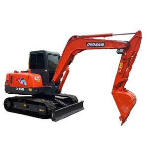 Usado más vendido Doosan Dh55 Mini Corea Excavadora Hidráulica Mini Crawler Dh55 Excavadora con componentes centrales para la venta - Product Image 1