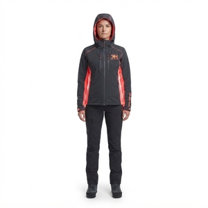 Veste softshell recyclée pour femme, coupe-vent, doublée polaire, pour la randonnée, avec logo personnalisé, Sialkot - Product Image 1