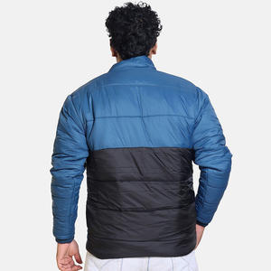 Custom High Quality Winter Front Windproof <b>Waterproof</b> Zipper Quilted Thick Jacket Men Oversized Warm Puffer <b>Coat</b> - Product Image 2