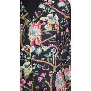 Vestido Midi de Algodón 100% Ecológico con Estampado Floral para Mujer, Manga 3/4, Cuello en V, Estampado Digital, Ajustado, Elegante, Sexy, para Fiesta/Club - Product Image 3