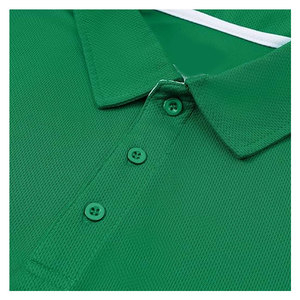 เสื้อโปโลกอล์ฟผู้ชายแบบดูดซับความชื้นพร้อมป้องกันแสงแดด เสื้อกีฬาแขนสั้น น้ำหนักเบา ระบายอากาศได้ดี - Product Image 4