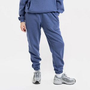 Pantalones de chándal de invierno para mujer al por mayor, con logo personalizado, cintura elástica, ajuste holgado, tela polar suave, estilo urbano - Product Image 1