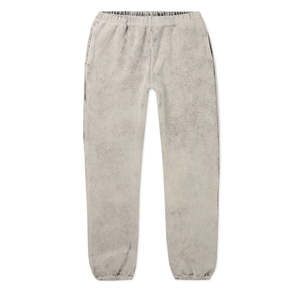 Pantalon en toile délavée style urbain pour homme – Tenue décontractée quotidienne, taille mi-haute, coupe ample et décontractée - Product Image 1