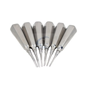 Elevador de Raíces Dentales de Acero Inoxidable, Instrumento Manual para Extracción de Dientes, Extractor de Punta de Raíz Apical, Elevador de Raíces Luxatorias - Product Image 1