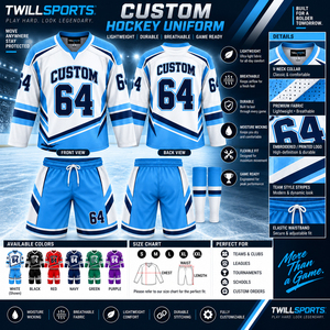 100% Polyester Printed Front Sports Team Wear High Quality Soft <b>Ice</b> <b>Hockey</b> <b>Jersey</b> Customizable OEM <b>Wholesale</b> <b>Practice</b> Uniforms - Product Image 6