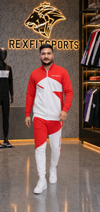 REXFIT SPORTS 2026 Custom <b>Men</b>’s 3 Piece Tracksuit Set Full <b>Zip</b> Jacket Jogger Pants and <b>Shorts</b> Team Sportswear custom logo sport - Product Image 5