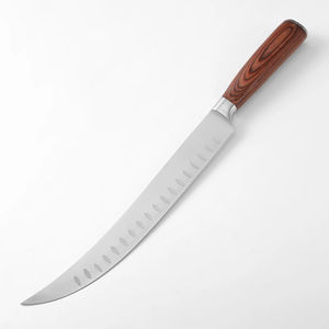Cuchillo de Chef Santoku Profesional Premium, Ultra Afilado, de Acero Inoxidable con Mango de Madera Hecho a Mano, Accesorios de Cocina para Cortar - Product Image 1