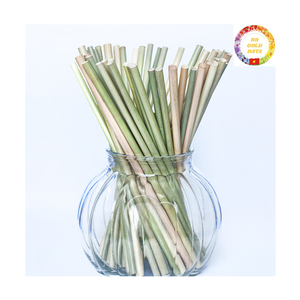 Organic Eco Grass <b>Straws</b> | Natural Material Compostable | <b>Disposable</b> Bulk | For Cafe Bar Beach Drink Service - Product Image 1
